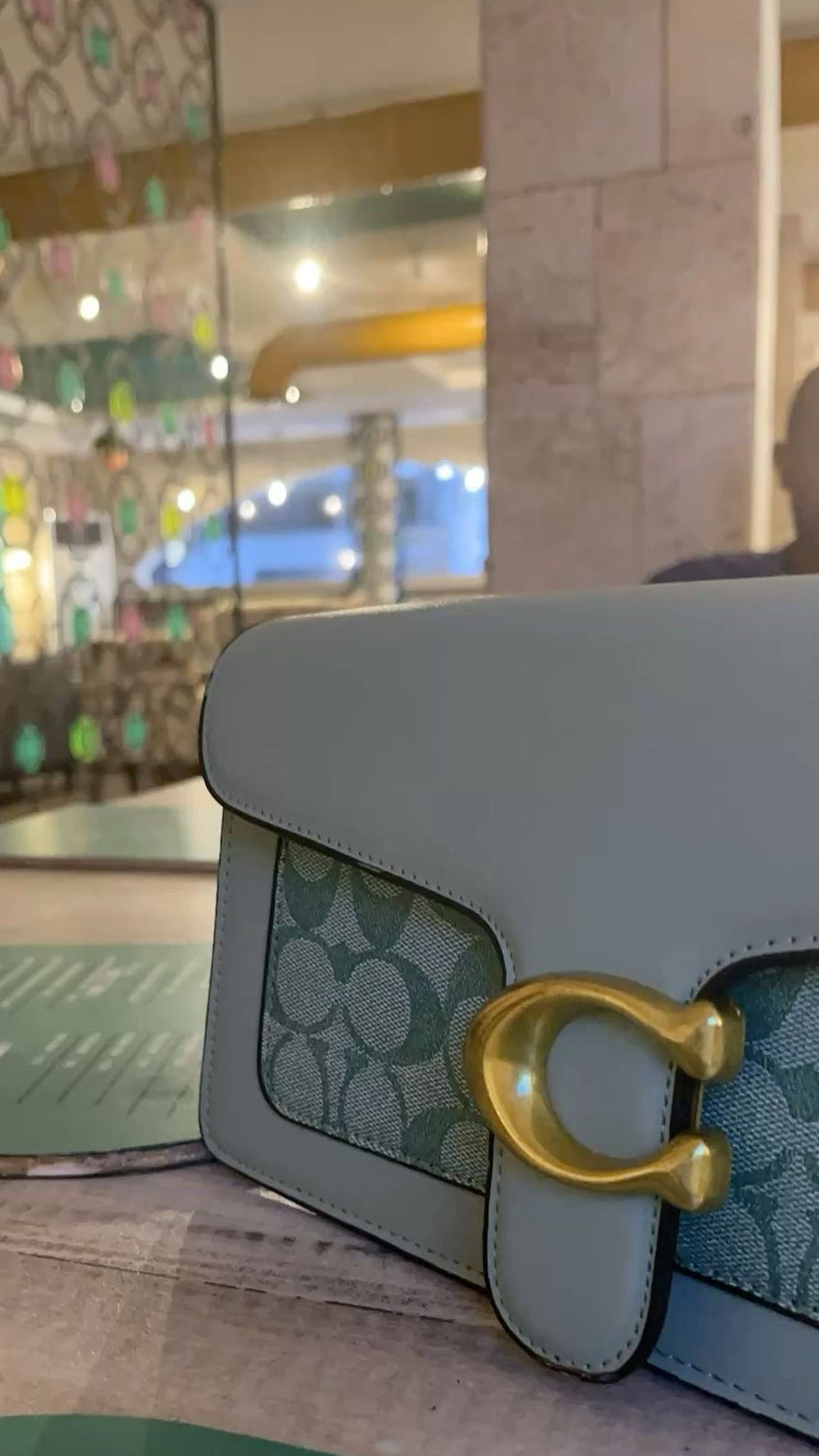 Baby Blue Coach Bag